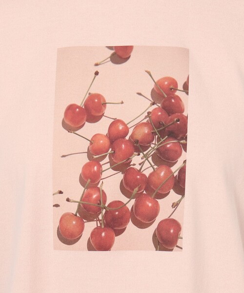 THE SHOP TK （ザ ショップ ティーケー ）の「◆フタバフルーツコラボフォトTシャツ（Tシャツ/カットソー・レディース・ホワイト系その他/ベージュ系/レッド系・12/13）」の4枚目の写真