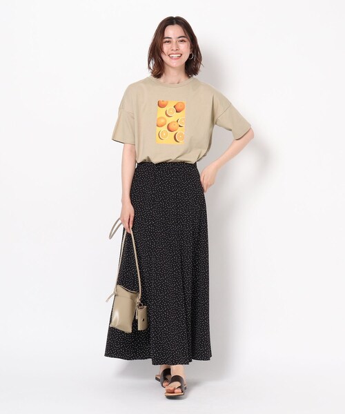 THE SHOP TK （ザ ショップ ティーケー ）の「◆フタバフルーツコラボフォトTシャツ（Tシャツ/カットソー・レディース・ホワイト系その他/ベージュ系/レッド系・12/13）」の7枚目の写真