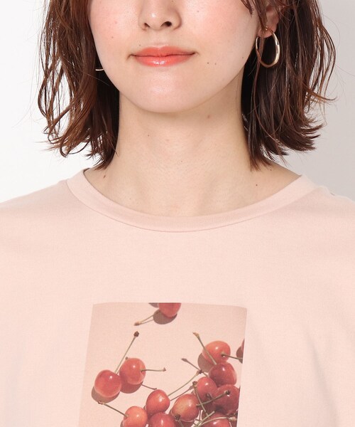 THE SHOP TK （ザ ショップ ティーケー ）の「◆フタバフルーツコラボフォトTシャツ（Tシャツ/カットソー・レディース・ホワイト系その他/ベージュ系/レッド系・12/13）」の15枚目の写真