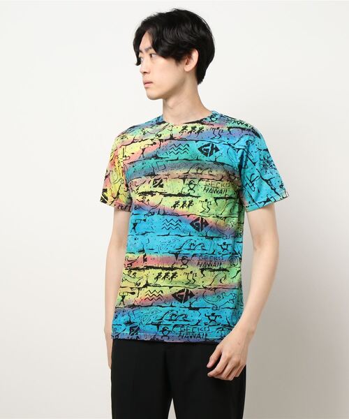 【GECKO HAWAII/ゲッコーハワイ】GECKO TIE DYE TEE(UN)（Tシャツ/カットソー）｜tone（トーン）