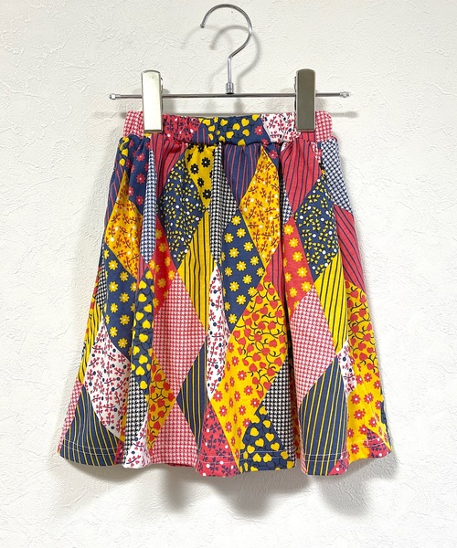 Life Support Products（ライフサポートプロダクツ）の「ソウガラギャザースカート（80～150cm）（スカート・キッズ・マルチ/ストライプ/ロイヤルブルー・90/100/110/120/80/130/95/140/150）」の2枚目の写真