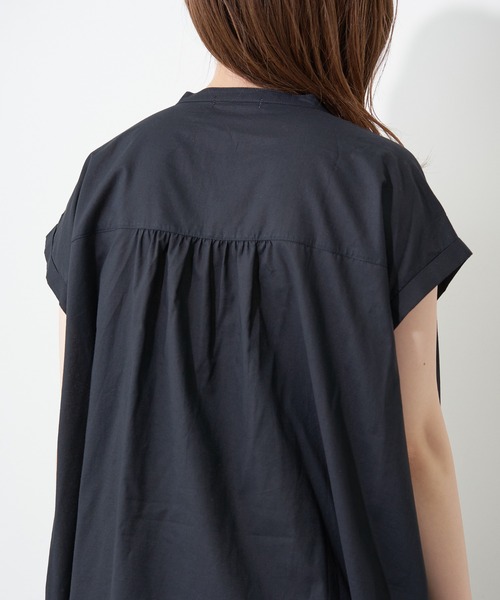 natural couture(ナチュラルクチュール)の「ヨークピンタック×レースコットンチュニック(シャツ/ブラウス・レディース・オフホワイト/ブラック/ブルー/レッド・FREE)」の22枚目の写真