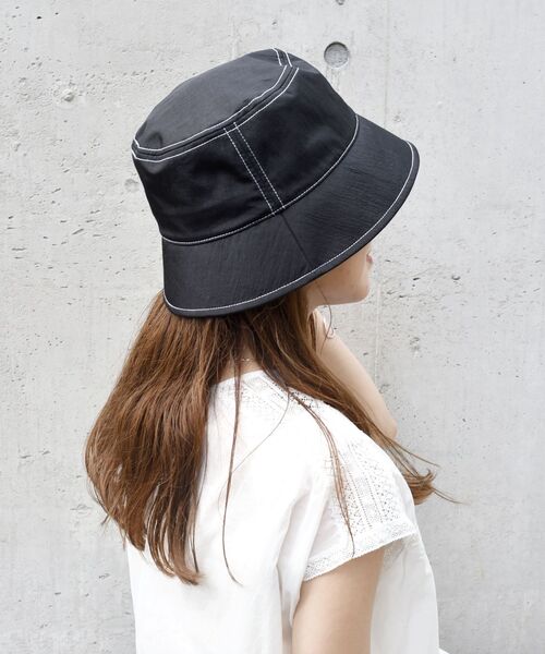 SHIPS(シップス)の「ステッチバケットハット(ハット・レディース・グリーン/ブラック・ONE SIZE)」の2枚目の写真