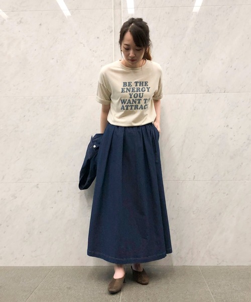 COMME CA ISM(コムサイズム)の「デニムスカート(スカート・レディース・インディゴブルー・MEDIUM/LARGE)」の3枚目の写真