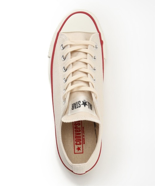 CONVERSE(コンバース)の「【CONVERSE/コンバース】CANVAS ALL STAR J OX:スニーカー(スニーカー・レディース・アイボリー・22.5cm/23cm/23.5cm/24cm/24.5cm/25cm)」の3枚目の写真