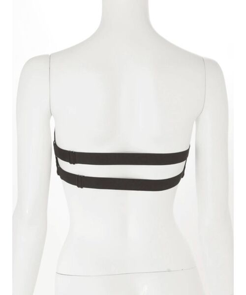 GYDA(ジェイダ)の「Booster ブラトップ(チューブトップ・レディース・ブラック/オフホワイト・FREE)」の21枚目の写真