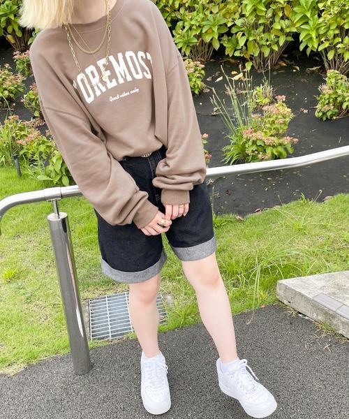 apres jour（アプレジュール）の「ロゴスウェット【ZOZOTOWN限定アイテム】【７PO】（スウェット・レディース・オートミール/モカ/ダークグリーン/ダークブルー/アイボリー・X-LARGE/フリー）」の13枚目の写真