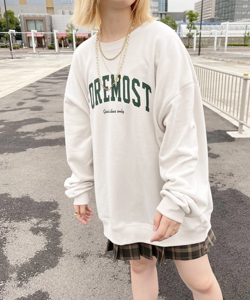 apres jour（アプレジュール）の「ロゴスウェット【ZOZOTOWN限定アイテム】【７PO】（スウェット・レディース・オートミール/モカ/ダークグリーン/ダークブルー/アイボリー・X-LARGE/フリー）」の18枚目の写真