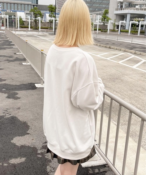 apres jour（アプレジュール）の「ロゴスウェット【ZOZOTOWN限定アイテム】【７PO】（スウェット・レディース・オートミール/モカ/ダークグリーン/ダークブルー/アイボリー・X-LARGE/フリー）」の20枚目の写真