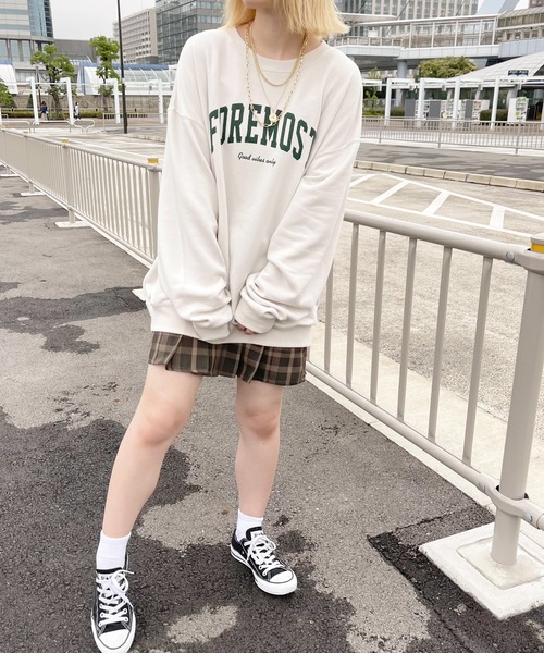 apres jour（アプレジュール）の「ロゴスウェット【ZOZOTOWN限定アイテム】【７PO】（スウェット・レディース・オートミール/モカ/ダークグリーン/ダークブルー/アイボリー・X-LARGE/フリー）」の21枚目の写真