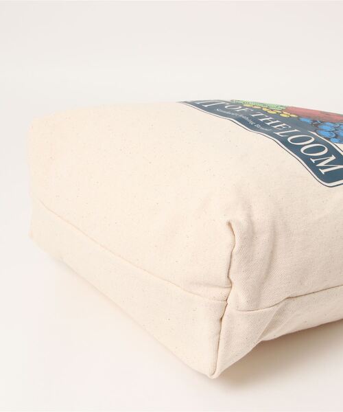 FRUIT OF THE LOOM(フルーツオブザルーム)の「FRUIT OF THE LOOM/(U)FTL FFGS SOUVENIR TOTE BAG(トートバッグ・レディース・ネイビー/イエロー・FREE)」の6枚目の写真