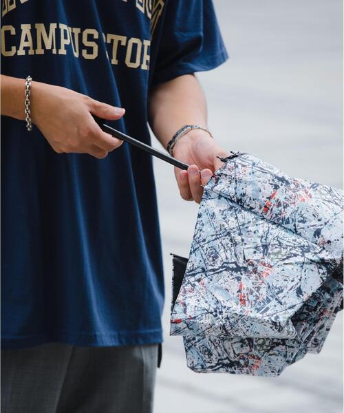 green label relaxing（グリーンレーベルリラクシング）の「＜green label relaxing＞ジャクソンポロック アンブレラ 折りたたみ 傘（折りたたみ傘・メンズ・その他1・FREE）」の9枚目の写真