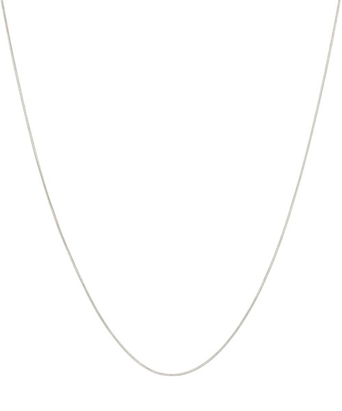 blackdia by 7JEWELRY(ブラックダイヤバイセブンジュエリー)の「blackdia by 7JEWELRY スネークチェーン幅1mm(ネックレス・メンズ・シルバー/ゴールド・40cm/50cm/60cm)」の11枚目の写真