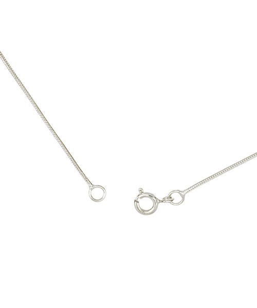 blackdia by 7JEWELRY(ブラックダイヤバイセブンジュエリー)の「blackdia by 7JEWELRY スネークチェーン幅1mm(ネックレス・メンズ・シルバー/ゴールド・40cm/50cm/60cm)」の12枚目の写真