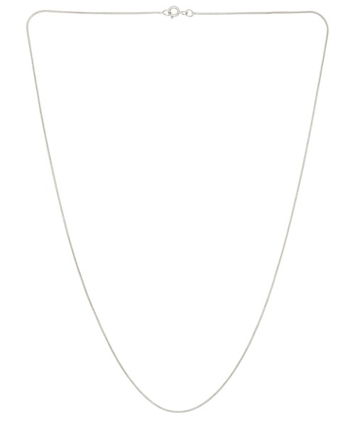blackdia by 7JEWELRY(ブラックダイヤバイセブンジュエリー)の「blackdia by 7JEWELRY スネークチェーン幅1mm(ネックレス・メンズ・シルバー/ゴールド・40cm/50cm/60cm)」の13枚目の写真