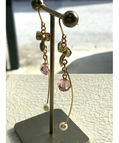 tone(トーン)の「【Le soleil】華奢なフラワーピアス(MA)(ピアス(両耳用)・レディース・その他・FREE)」の3枚目の写真