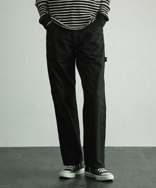 Wrangler（ラングラー）の「Wrangler/ラングラー ペインターパンツ（デニムパンツ・メンズ・ブラック/ブラウン/インディゴブルー/ライトインディゴブルー/ストライプ/ワンウォッシュ/キナリ・SMALL/MEDIUM/LARGE/X-LARGE）」の3枚目の写真