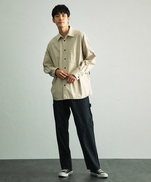 Wrangler（ラングラー）の「Wrangler/ラングラー ペインターパンツ（デニムパンツ・メンズ・ブラック/ブラウン/インディゴブルー/ライトインディゴブルー/ストライプ/ワンウォッシュ/キナリ・SMALL/MEDIUM/LARGE/X-LARGE）」の19枚目の写真