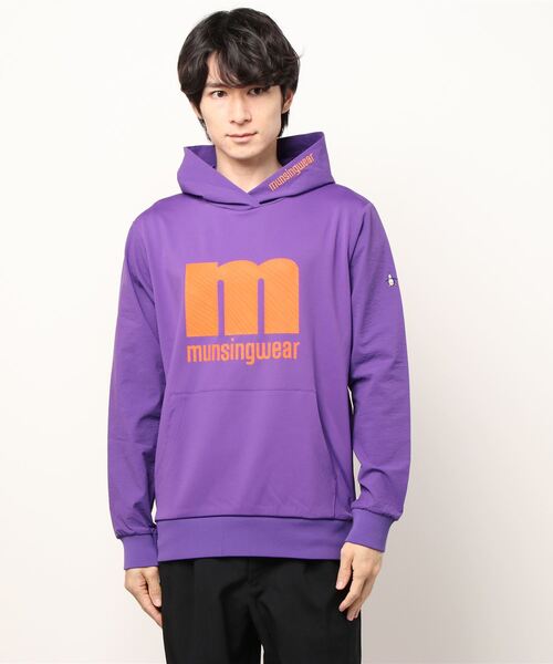 セール マンシングウェア ゴルフウェア ハイブリッドmロゴフーデッドカットソー Memrjl50 をセール価格で購入できます Descente Munsingwear マンシングウェア のファッション メンズ ゴルフウェア メンズ ハイブリッドmロゴフーデッドカットソー Tシャツ
