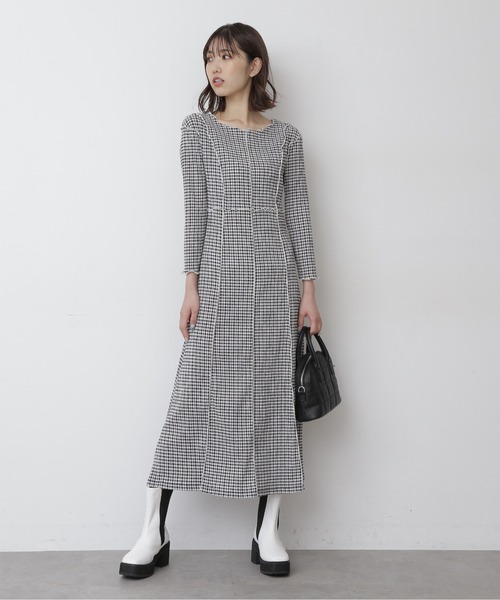 FREE'S MART（フリーズマート）の「◆サイドゴアヒールブーツ（ブーツ・レディース・ホワイト/ブラック・MEDIUM/LARGE）」の3枚目の写真