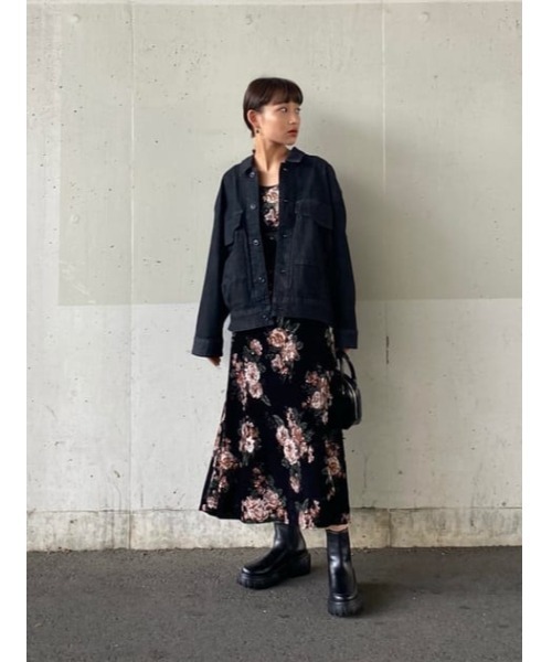 MOUSSY（マウジー）の「CATERPILLAR SOLE ブーツ（ブーツ・レディース・ホワイト/ブラック/ブラック系その他2・MEDIUM/LARGE/SMALL）」の10枚目の写真