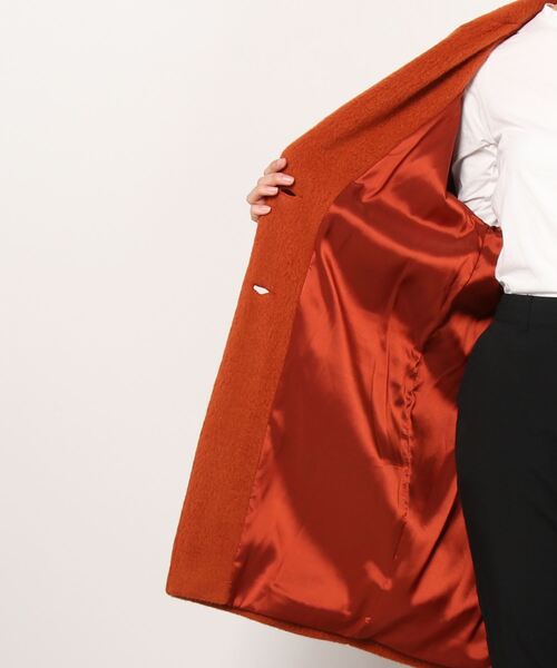 MAX&Co.（マックス アンド コー）の「MAX＆Co. [コンプリーチェ] プラッシュ ジャージー コート（その他アウター・レディース・オレンジ/ネイビー・SMALL/MEDIUM/X-SMALL/LARGE）」の10枚目の写真