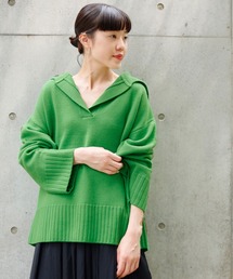 journal standard L'essage | GOSPEL スキッパープルオーバー◆(ニット/セーター)