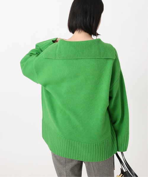 journal standard L'essage（ジャーナルスタンダードレサージュ）の「GOSPEL スキッパープルオーバー◆（ニット/セーター・レディース・グレー/ベージュ/グリーン・FREE）」の16枚目の写真