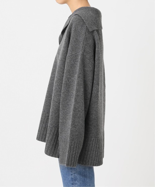 journal standard L'essage（ジャーナルスタンダードレサージュ）の「GOSPEL スキッパープルオーバー◆（ニット/セーター・レディース・グレー/ベージュ/グリーン・FREE）」の20枚目の写真