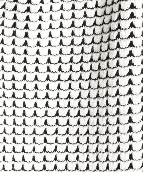 HIDEAWAYS NICOLE(ハイダウェイニコル)の「アフガンネックプルオーバー(ニット/セーター・メンズ・ブラック×グレー/ホワイト×ブラック/ブラック×ホワイト/ブラック×ブラック/レッド系・MEDIUM/LARGE)」の12枚目の写真