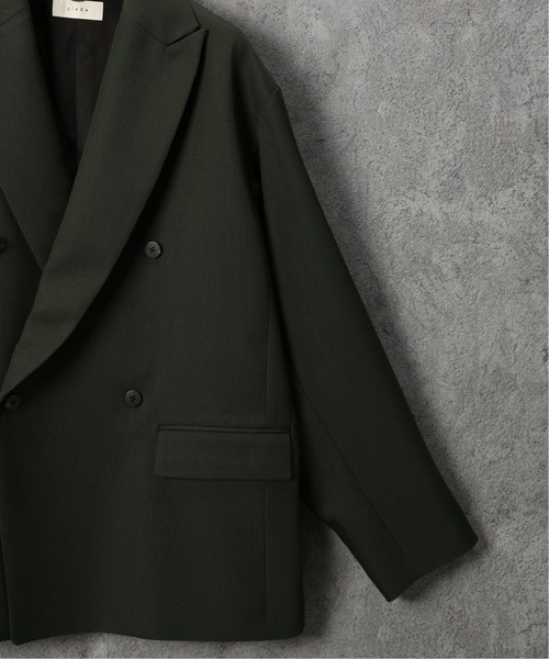 Jieda（ジエダ）の「【JIEDA / ジエダ】DOUBLE TAILORED JACKET（テーラードジャケット・メンズ・グリーン・1/2）」の7枚目の写真