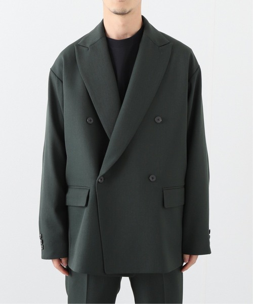 Jieda（ジエダ）の「【JIEDA / ジエダ】DOUBLE TAILORED JACKET（テーラードジャケット・メンズ・グリーン・1/2）」の2枚目の写真
