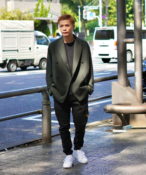 Jieda（ジエダ）の「【JIEDA / ジエダ】DOUBLE TAILORED JACKET（テーラードジャケット・メンズ・グリーン・1/2）」の21枚目の写真