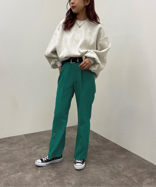 apres jour mignon(アプレジュールミニョン)の「BIGカラースウェット【ZOZOTOWN限定アイテム】(スウェット・レディース・マスタード/ブラック/ナチュラル/グリーン/オレンジ・X-LARGE/フリー)」の16枚目の写真