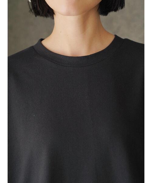 AMERICAN HOLIC(アメリカンホリック)の「シャツテールミニ裏毛チュニック(Tシャツ/カットソー・レディース・ブラック/カーキ・M/L)」の16枚目の写真
