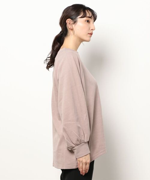 Rewde(ルゥデ)の「バックコンシャスプルオーバー(1R15-09191)(Tシャツ/カットソー・レディース・スモークピンク/ブラウン/ホワイト/ブラック・M)」の5枚目の写真