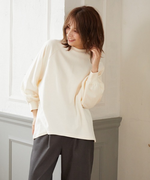 Rewde(ルゥデ)の「バックコンシャスプルオーバー(1R15-09191)(Tシャツ/カットソー・レディース・スモークピンク/ブラウン/ホワイト/ブラック・M)」の9枚目の写真