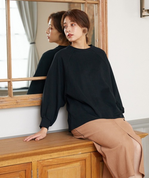 Rewde(ルゥデ)の「バックコンシャスプルオーバー(1R15-09191)(Tシャツ/カットソー・レディース・スモークピンク/ブラウン/ホワイト/ブラック・M)」の10枚目の写真