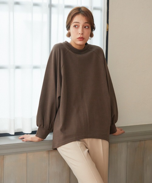 Rewde(ルゥデ)の「バックコンシャスプルオーバー(1R15-09191)(Tシャツ/カットソー・レディース・スモークピンク/ブラウン/ホワイト/ブラック・M)」の15枚目の写真
