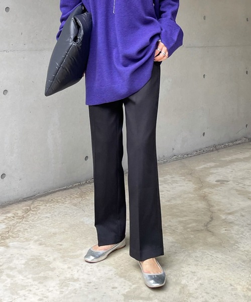 DouDou（ドゥドゥ）の「イージーセンプレパンツ2（その他パンツ・レディース・ブラック/ブルー/イエロー/オレンジ・36/38）」の3枚目の写真