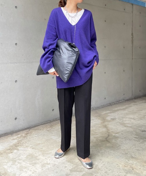 DouDou（ドゥドゥ）の「イージーセンプレパンツ2（その他パンツ・レディース・ブラック/ブルー/イエロー/オレンジ・36/38）」の8枚目の写真