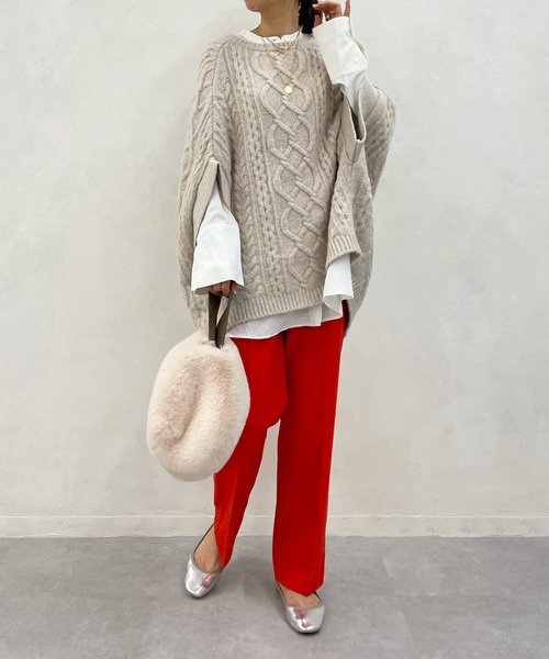 DouDou（ドゥドゥ）の「イージーセンプレパンツ2（その他パンツ・レディース・ブラック/ブルー/イエロー/オレンジ・36/38）」の22枚目の写真