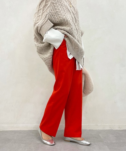 DouDou（ドゥドゥ）の「イージーセンプレパンツ2（その他パンツ・レディース・ブラック/ブルー/イエロー/オレンジ・36/38）」の18枚目の写真