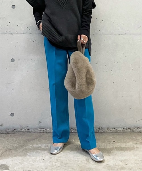 DouDou（ドゥドゥ）の「イージーセンプレパンツ2（その他パンツ・レディース・ブラック/ブルー/イエロー/オレンジ・36/38）」の19枚目の写真