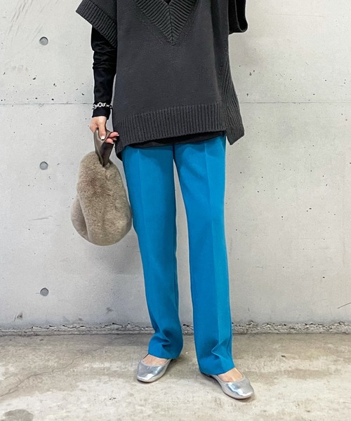 DouDou（ドゥドゥ）の「イージーセンプレパンツ2（その他パンツ・レディース・ブラック/ブルー/イエロー/オレンジ・36/38）」の12枚目の写真