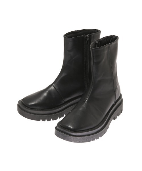 fifth（フィフス）の「【スタイリストプロデュース】トラックソールショートブーツ（ブーツ・レディース・ブラック/ダークブラウン・22.5cm/23.5cm/24.5cm/23.0cm/24.0cm/25.0cm）」の7枚目の写真