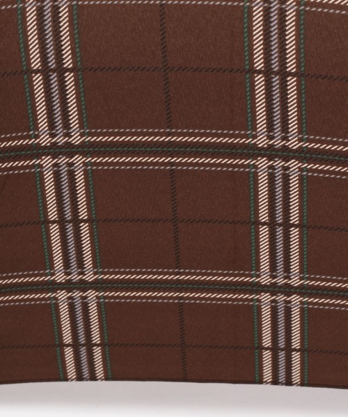 GLOBAL WORK（グローバルワーク）の「ツートンチェックナガカサ/257671（長傘・レディース・ライトベージュ/ブラウン・FREE）」の4枚目の写真