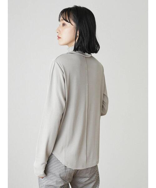 Green　Parks（グリーンパークス）の「シアータートルインナー（Tシャツ/カットソー・レディース・ライトグレー/イエロー/グリーン/ダークグレー・FREE）」の19枚目の写真