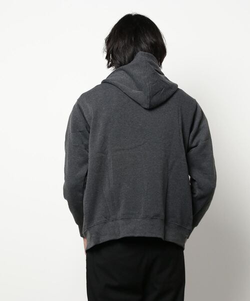 【GROOVYSTORE】あったか裏起毛フルジップパーカーシンプル無地