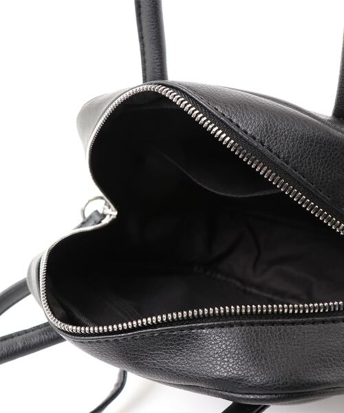 ANAP（アナップ）の「2WAYミニボストンバッグ（ボストンバッグ・レディース・ブラック/グレイッシュベージュ・FREE）」の10枚目の写真